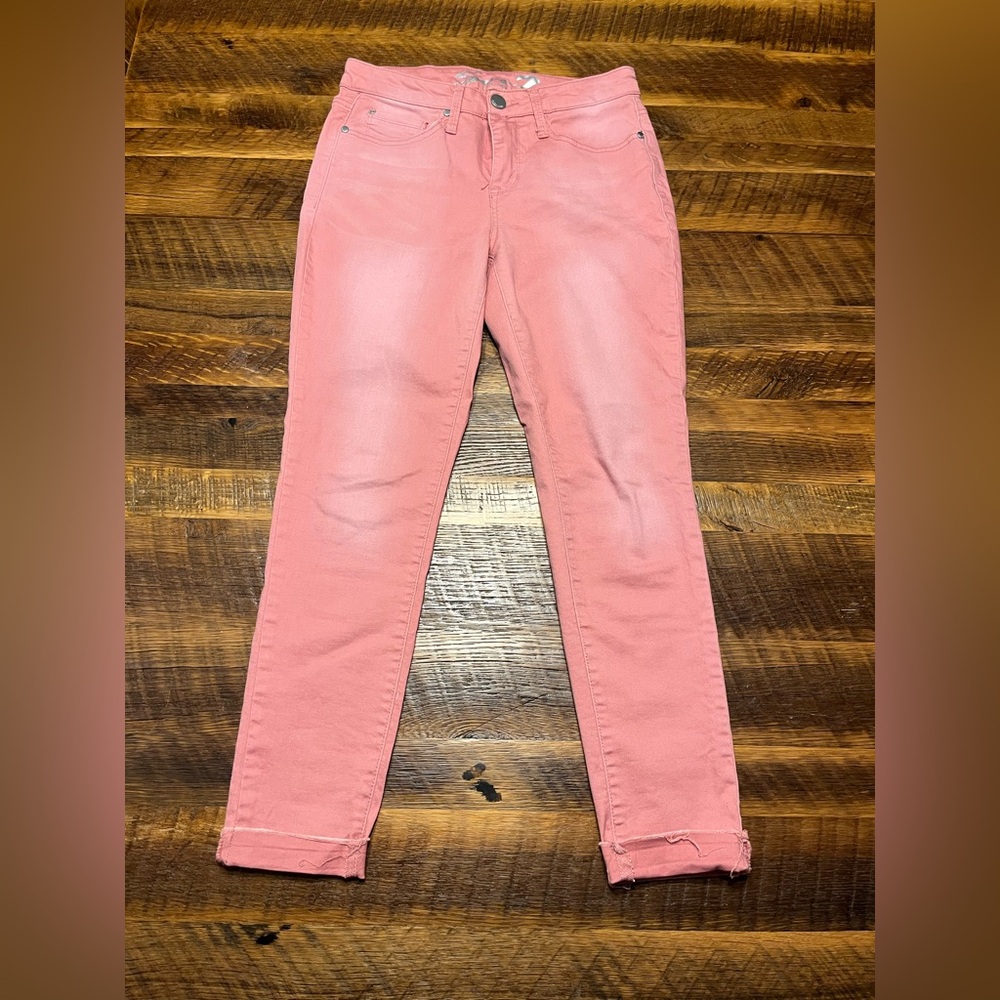 Seven7 skinny jeans dusty rose size 6 - Picture 2 of 7